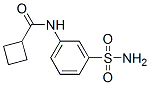(9ci)-n-[3-(氨基磺酰基)苯基]-环丁烷羧酰胺结构式_698974-64-0结构式