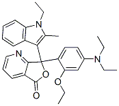 7-(4-(二乙基氨基)-2-乙氧基苯基)-7-(1-乙基-2-甲基-1H-吲哚-3-基)呋喃并[3,4-b]吡啶-5(7h)-酮结构式_69898-40-4结构式