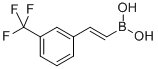 反式-2-[3-(三氟甲基)苯基]乙烯硼酸结构式_698998-84-4结构式