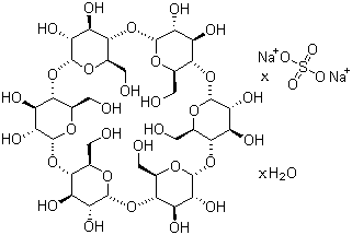 α-环状糊精硫酸钠盐水合物结构式_699020-02-5结构式