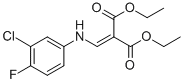 Diethyl((3-chloro-4-fluoroanilino)methylene)malonate Structure,70032-30-3Structure