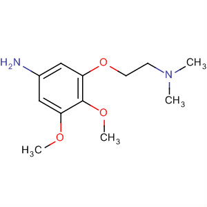 3-(2-二甲基氨基-乙氧基)-4,5-二甲氧基-苯胺结构式_700804-39-3结构式