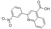 2-(3-Nitrophenyl)quinoline-4-carboxylic acid Structure,70097-12-0Structure