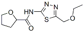 n-[5-(乙氧基甲基)-1,3,4-噻二唑-2-基]四氢-2-呋喃羧酰胺结构式_701239-54-5结构式