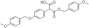 2-(4-Methoxybenzyl)-2-[4-(4-

methoxybenzyloxy)phenyl]acetic acid Structure,70175-90-5Structure