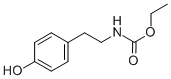 2-(4-Hydroxyphenyl)ethylcarbamic acid ethyl ester Structure,70275-54-6Structure