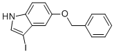 5-(Benzyloxy)-3-iodo-1h-indole Structure,70347-92-1Structure