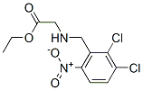 Ethyl n-(2.3-dichloro-6-nitrobenzyl)glycine hydrochloride Structure,70380-50-6Structure