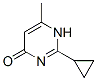 2-Cyclopropyl-6-methyl-4-hydroxy-pyrimidine Structure,7043-10-9Structure