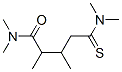  5-(二甲基氨基)-n,n,2,3-四甲基-5-硫氧代-戊酰胺结构式_70481-41-3结构式