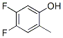 4,5-Difluoro-2-methylphenol Structure,704884-76-4Structure