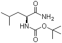 (S)-1-氨基-4-甲基-1-氧代-2-戊基氨基甲酸叔丁酯结构式_70533-96-9结构式