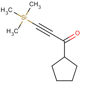 3-Cyclopentyl-1-trimethylsilyl-1-propyn-3-one Structure,70639-94-0Structure