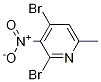 2,4-Dibromo-6-methyl-3-nitropyridine Structure,706789-62-0Structure