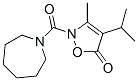 (9ci)-六氢-1-[[3-甲基-4-(1-甲基乙基)-5-氧代-2(5h)-异噁唑]羰基]-1H-氮杂卓结构式_706804-33-3结构式