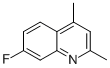 7-氟-2,4-二甲基喹啉结构式_708-72-5结构式