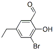 Benzaldehyde, 3-bromo-5-ethyl-2-hydroxy-(9ci) Structure,708209-58-9Structure