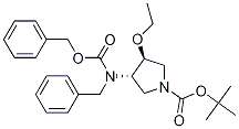 (3S,4s)-3-(苄基(苄氧基羰基)氨基)-4-乙氧基吡咯烷-1-羧酸叔丁酯结构式_708273-39-6结构式