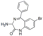 3-氨基-7-溴-5-苯基-1,3-二氢-苯并[e][1,4]二氮杂-2-酮结构式_70890-49-2结构式