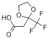 (2-Trifluoromethyl-1,3dioxolan-2-yl)-acetic acid Structure,70976-13-5Structure