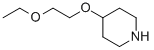 4-(2-Ethoxyethoxy)piperidine Structure,70978-93-7Structure