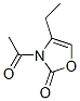 2(3H)-oxazolone, 3-acetyl-4-ethyl-(9ci) Structure,71005-76-0Structure