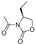 2-Oxazolidinone, 3-acetyl-4-ethyl-, (s)-(9ci) Structure,71005-79-3Structure