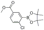 Methyl 4-chloro-3-(4,4,5,5-tetramethyl-1,3,2-dioxaborolan-2-yl)benzoate Structure,710350-72-4Structure