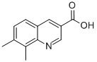 7,8-Dimethylquinoline-3-carboxylic acid Structure,71082-60-5Structure