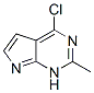 4-Chloro-2-methyl-1H-pyrrolo[2,3-d]pyrimidine Structure,71149-52-5Structure