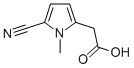 5-Cyano-1-methyl-1h-pyrrole-2-acetic acid Structure,71290-65-8Structure