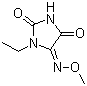 1-Ethylimidazolidine-2,4,5-trione 5-(O-methyloxime) (isomer of AC-005) Structure,71342-67-1Structure