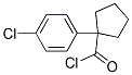 1-(4-Chlorophenyl)-1-cyclopentanecarbonyl chloride Structure,71501-44-5Structure