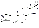 (17Beta)-4,17-dimethyl-androsta-2,4-dieno[2,3-d]isoxazol-17-ol Structure,71507-21-6Structure