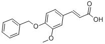 4-Benzyloxy-3-methoxycinnamic acid Structure,7152-95-6Structure