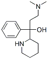 2-Piperidinemethanol,a-[2-(dimethylamino)ethyl]-a-phenyl- Structure,7154-12-3Structure