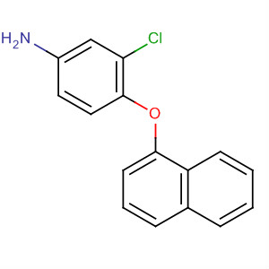 3-Chloro-4-(1-naphthalenyloxy)benzenamine Structure,71541-68-9Structure