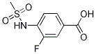 3-Fluoro-4-[(methylsulfonyl)amino]benzoic acid Structure,716361-59-0Structure