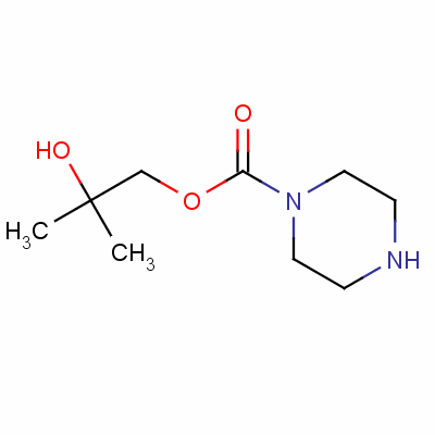 2-Hydroxy-2-methylpropyl piperazine-1-carboxylate Structure,71649-29-1Structure