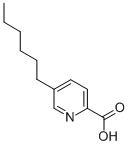 5-Hexyl-2-pyridinecarboxylic acid Structure,717-83-9Structure