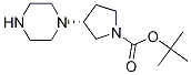 (R)-3-(哌嗪-1-基)吡咯烷-1-羧酸叔丁酯结构式_717927-58-7结构式