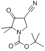 Tert-butyl 4-cyano-2,2-dimethyl-3-oxopyrrolidine-1-carboxylate Structure,718632-42-9Structure