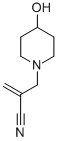 2-((4-Hydroxypiperidin-1-yl)methyl)acrylonitrile Structure,71976-65-3Structure