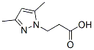 3-(3,5-Dimethyl-1H-pyrazol-1-yl)propanoic acid Structure,72145-01-8Structure