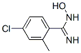 4-Chloro-N-hydroxy-2-methyl-benzamidine Structure,721450-66-4Structure