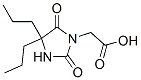 (2,5-Dioxo-4,4-dipropylimidazolidin-1-yl)acetic acid Structure,723-09-1Structure