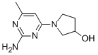 1-(2-氨基-6-甲基-4-嘧啶基)-3-吡咯烷醇结构式_723511-20-4结构式