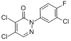 4,5-二氯-2-(3-氯-4-氟苯基)-2,3-二氢吡嗪-3-酮结构式_72396-65-7结构式