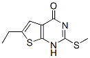 (9CI)-6-乙基-2-(甲基硫代)-噻吩并[2,3-d]嘧啶-4(1H)-酮结构式_724745-33-9结构式