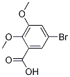 5-Bromo-2,3-dimethoxybenzoic acid Structure,72517-23-8Structure